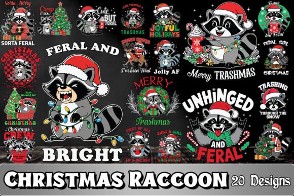 Christmas Feral Raccoon SVG Bundle Review