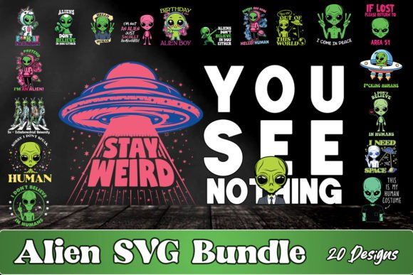 Funny Alien SVG Bundle: A Designer's Review