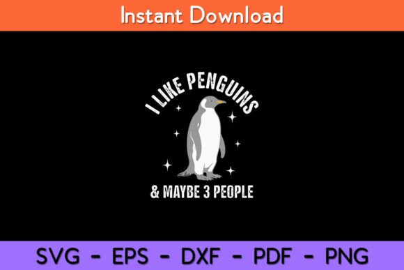 I Like Penguins Maybe 3 People Funny Review