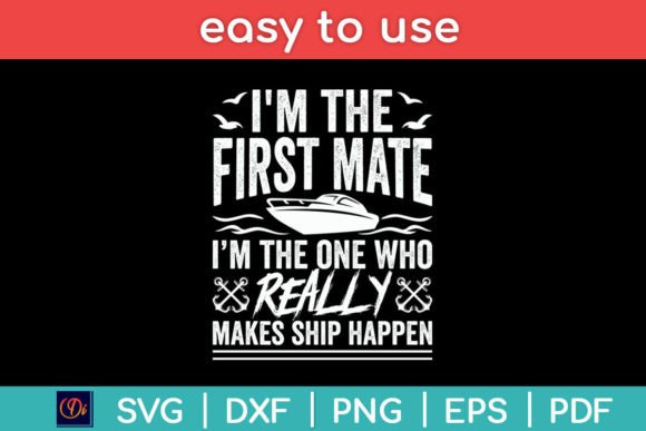 I'm the First Mate: Embroidery Design Review