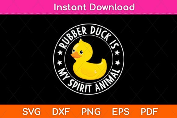 Rubber Duck is My Spirit Animal Funny Review